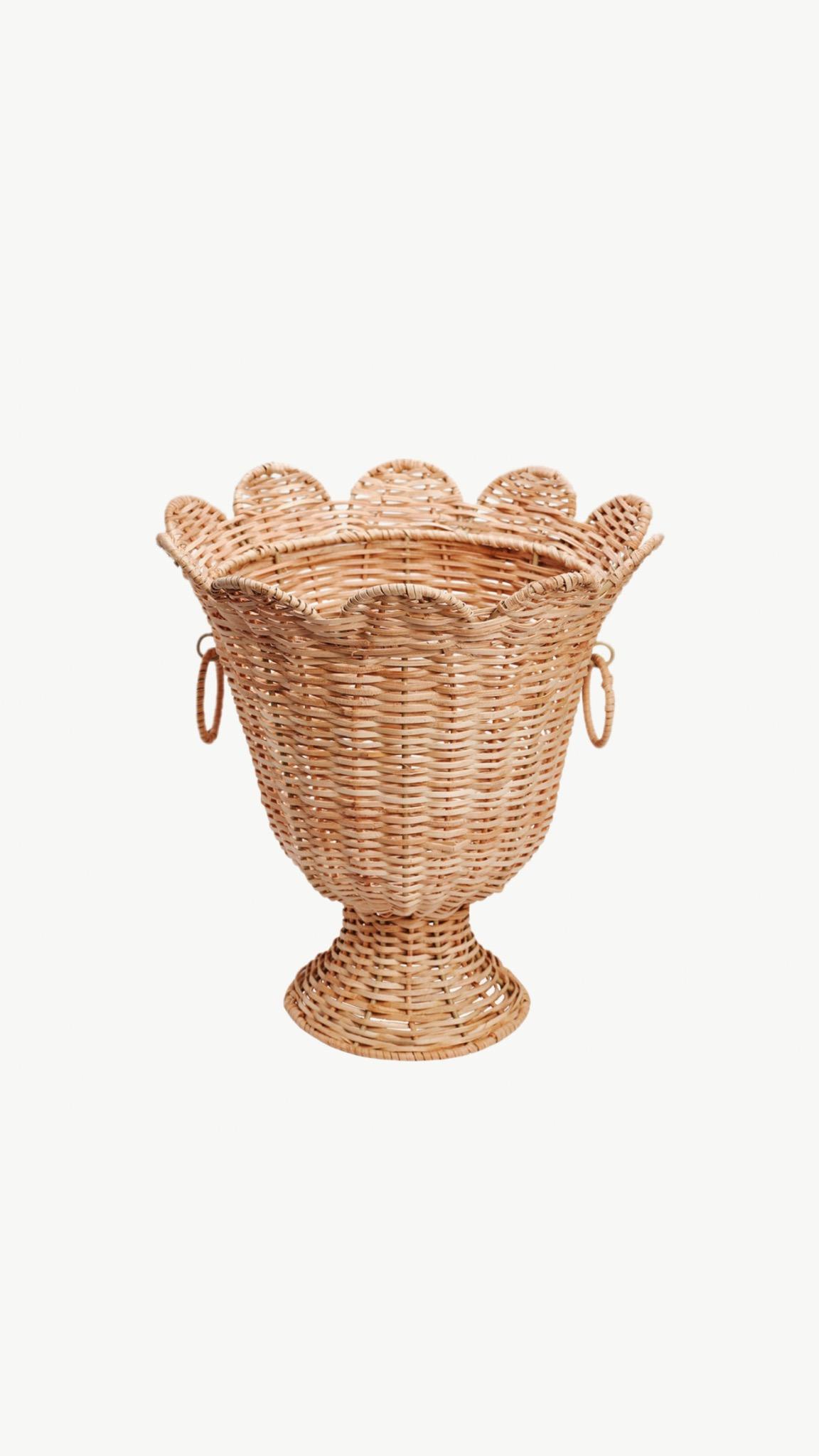 Rattan Deko-Vase Lia